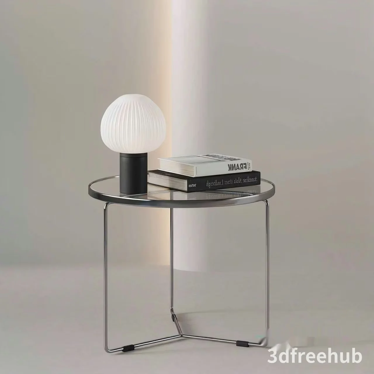 Modern Glass Table 3D Model – 22289 – VRAY Render