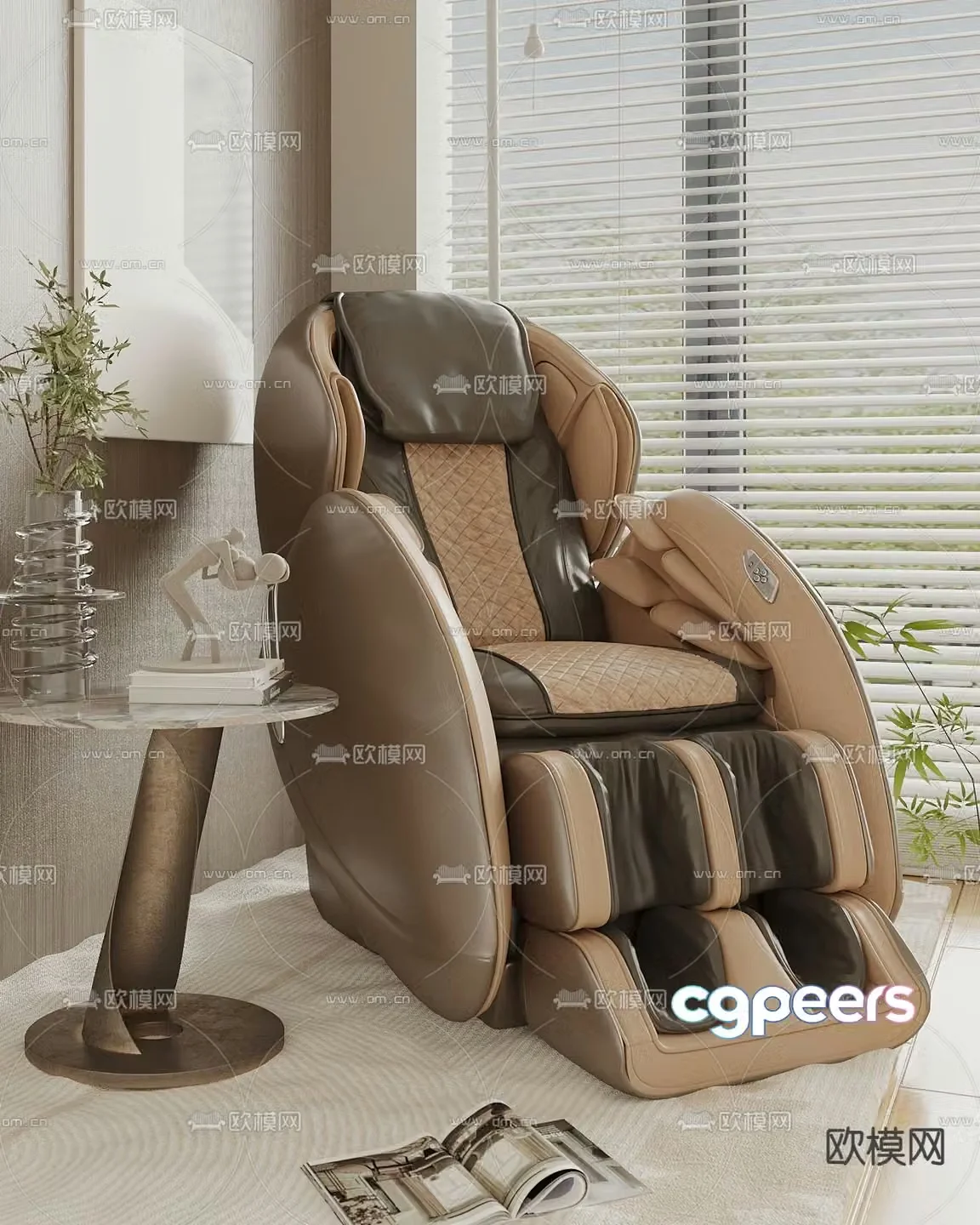 Massage chair foot massage chair massage sofa foot massage chair 3d model