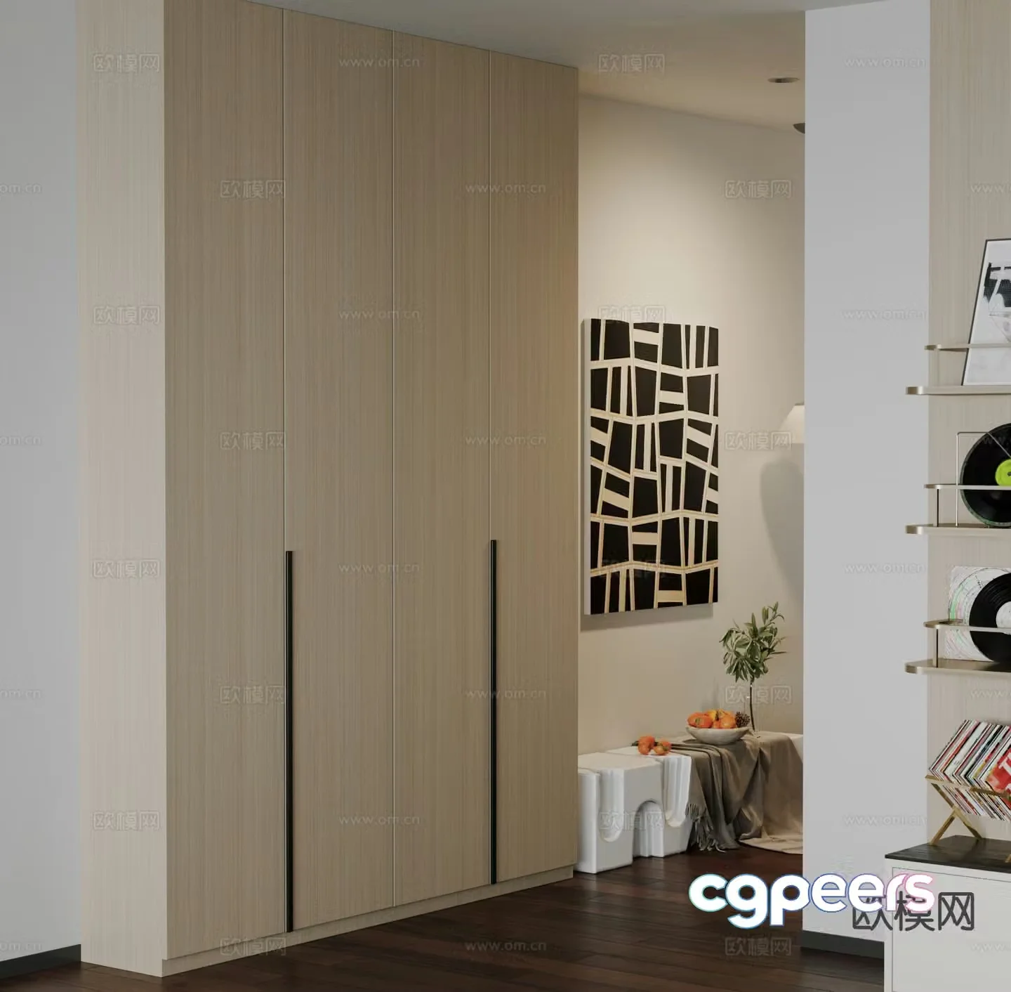 Entrance decorative entrance aisle 3D model