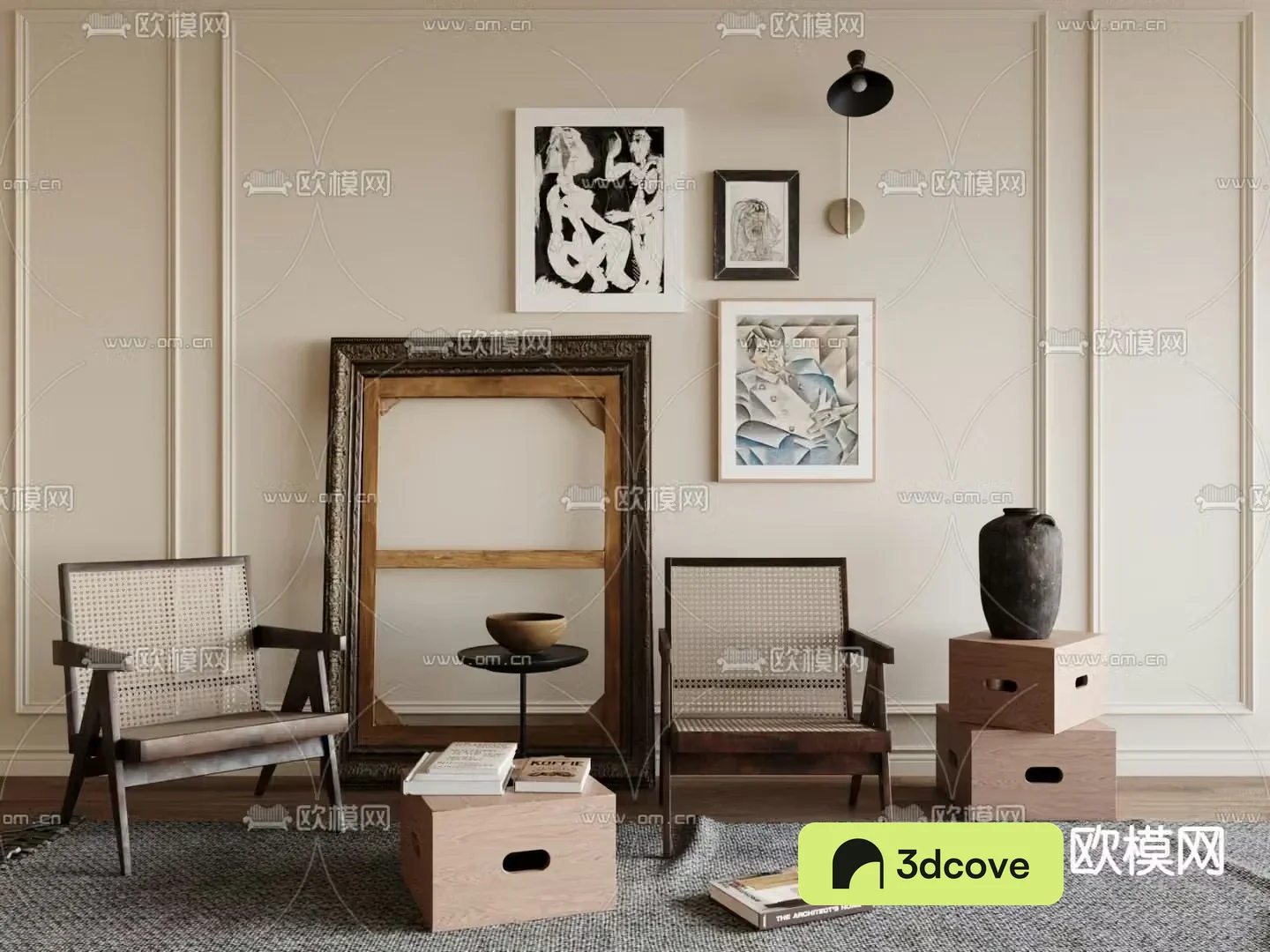 Wabi-sabi chair leisure chair