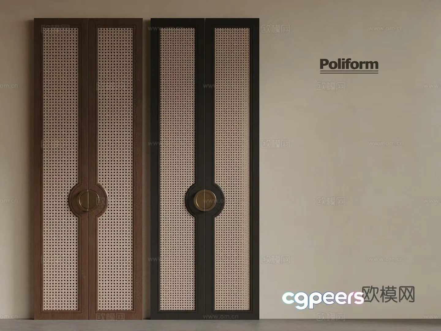 New Chinese cabinet door 3D model