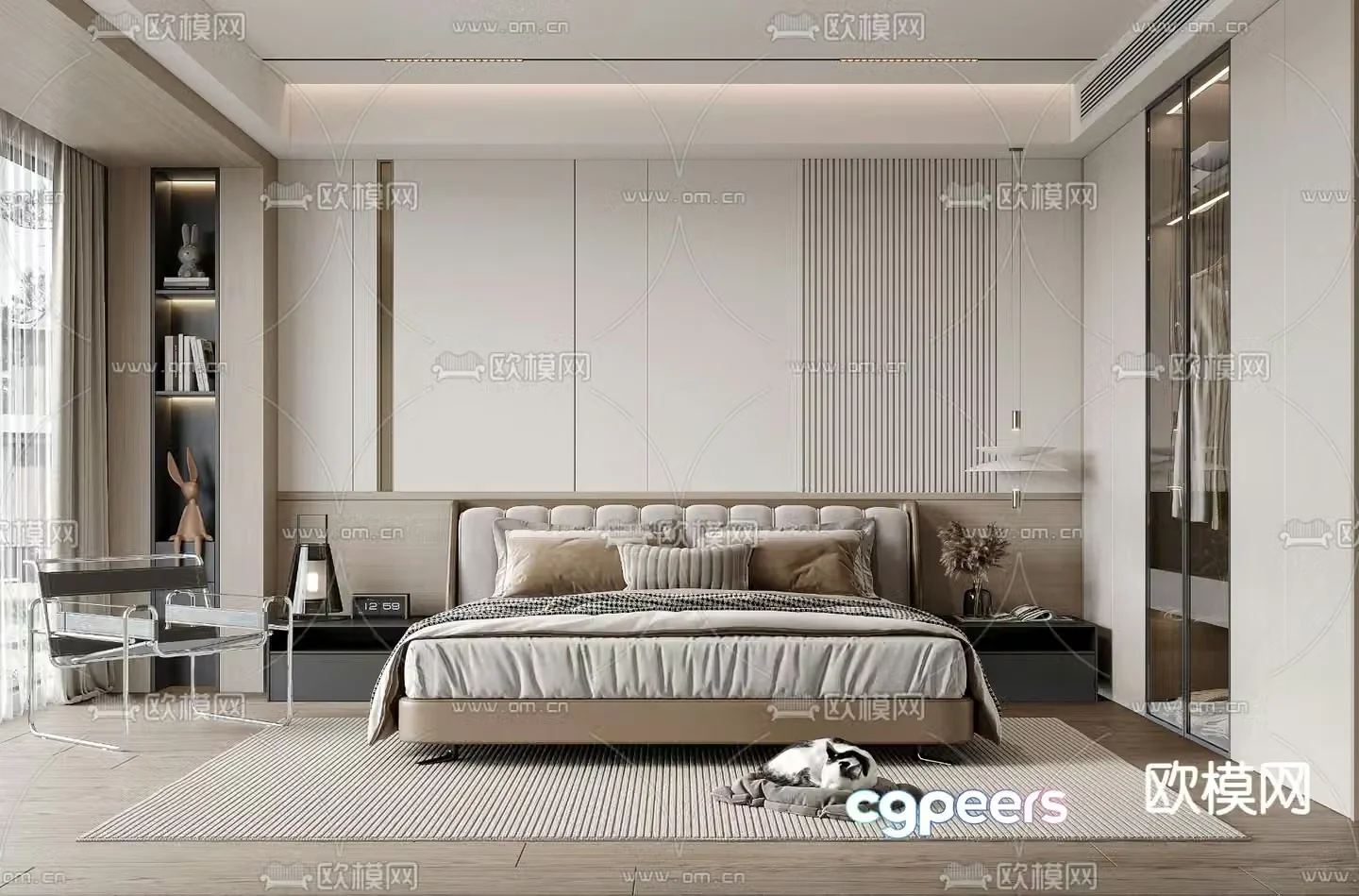 Modern master room Bedroom master bedroom 3d model