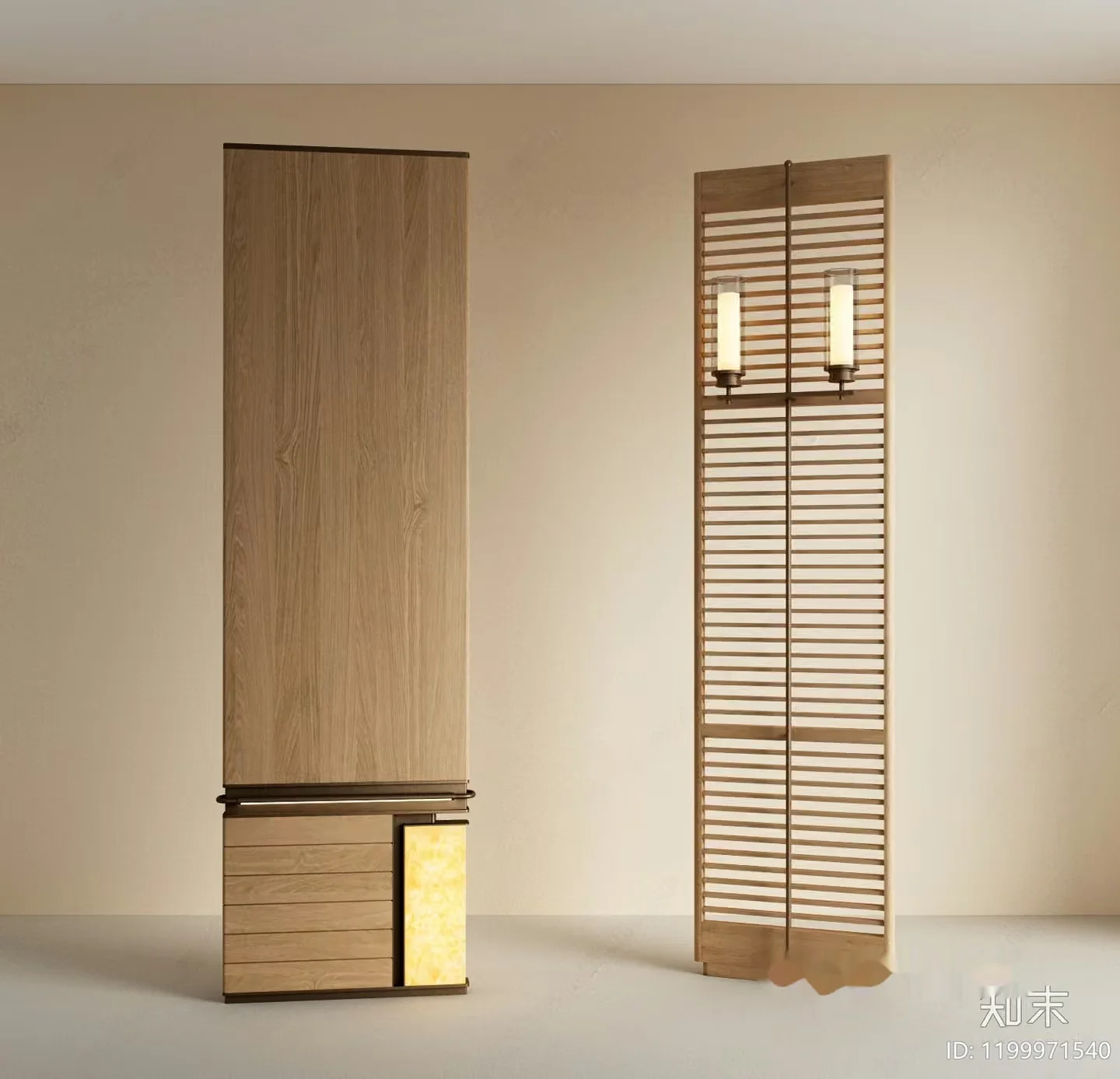 Modern Wooden Furniture 3D Model – 20367 – VRAY Render