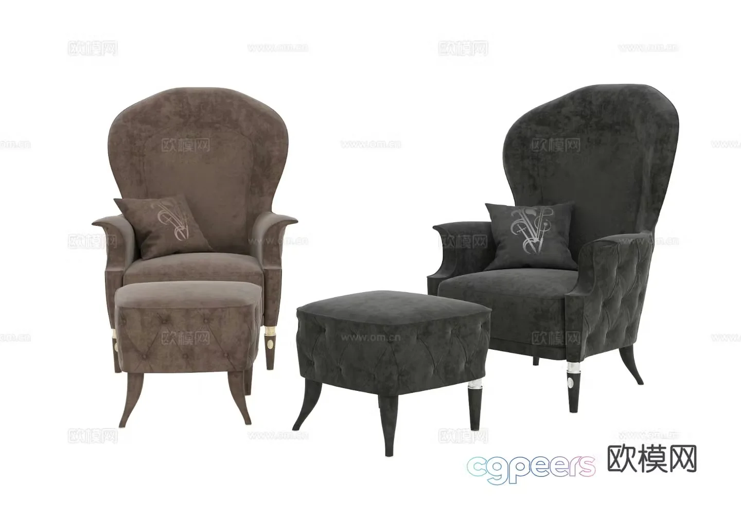 Visionnaire Postmodern Armchair 3d Model