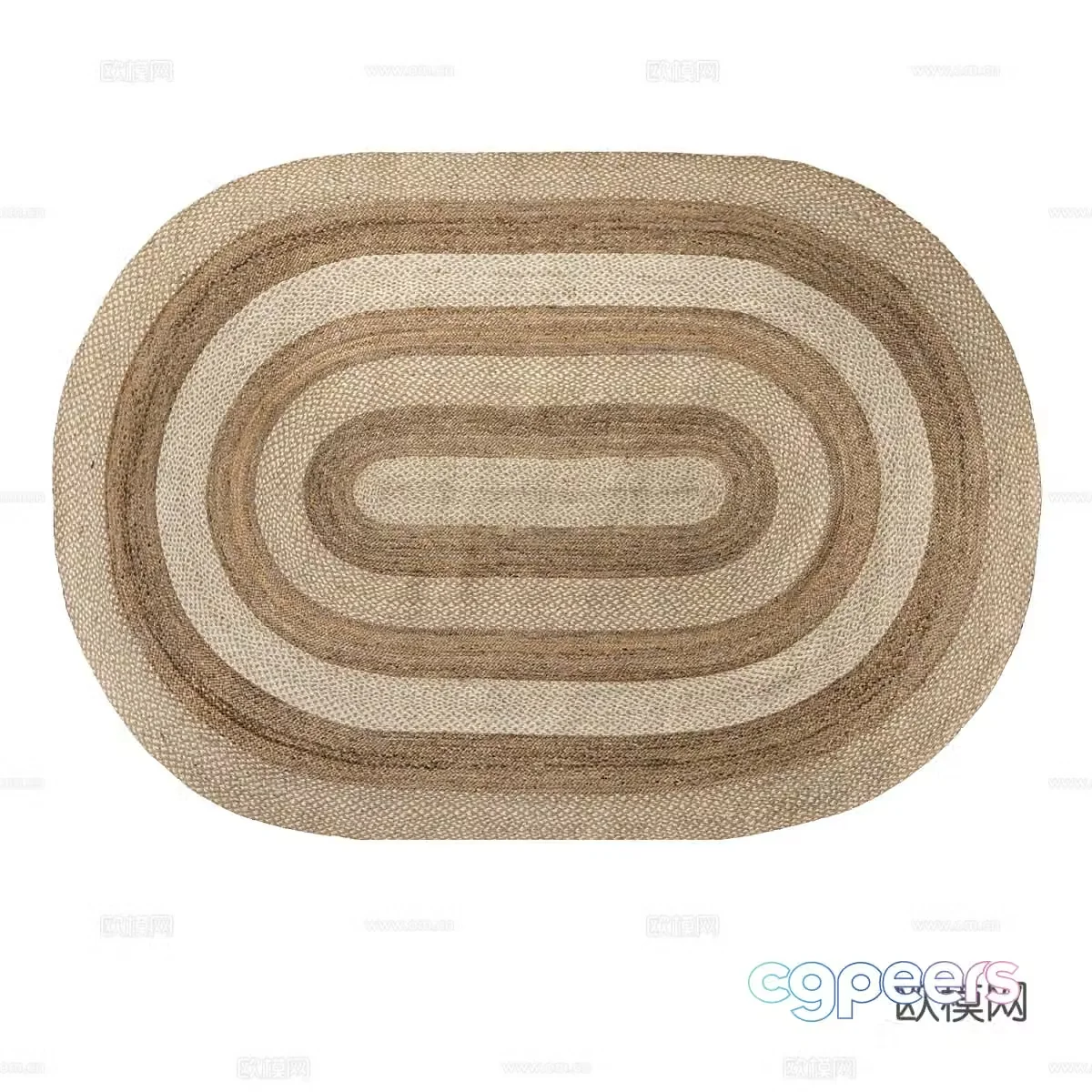 Special shape carpet irregular carpet 3d model