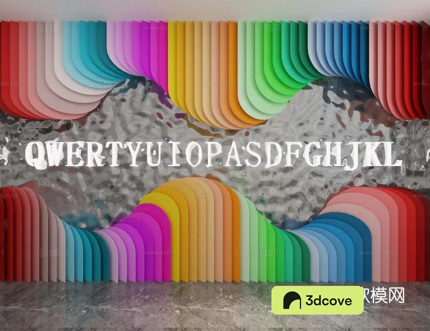 Modern background wall
