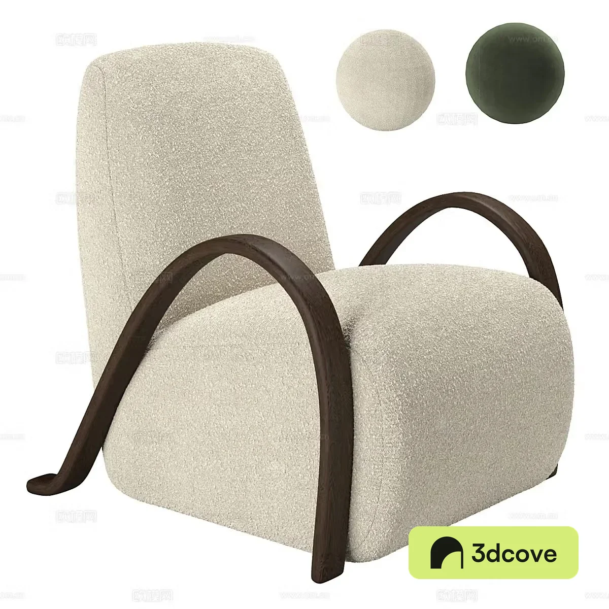 Modern single sofa