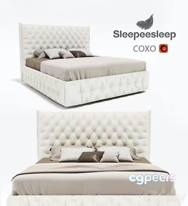 3ds Max Free – Bed Factory sleepeesleep. Model Soho