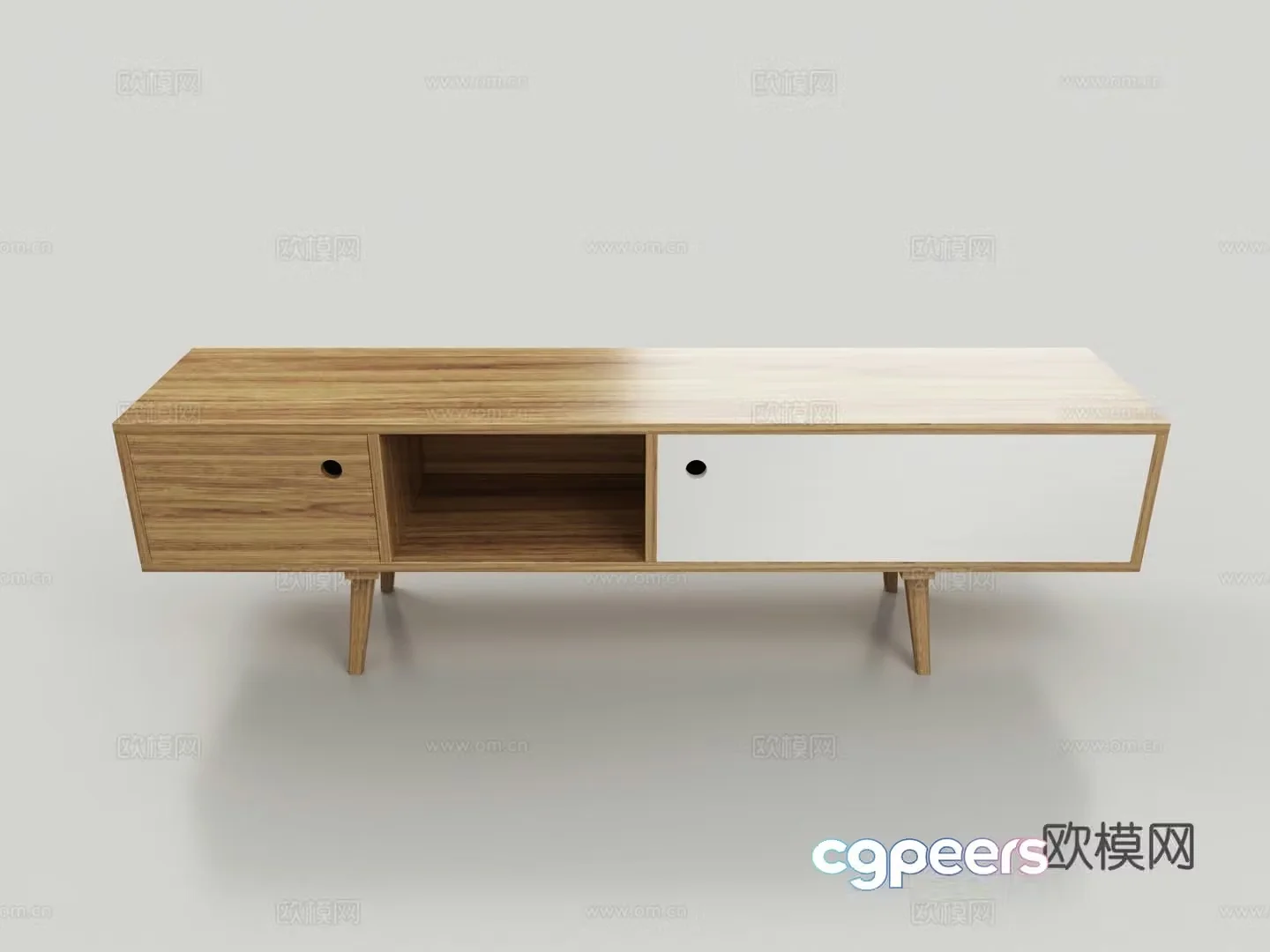 Nordic TV cabinet 3d model