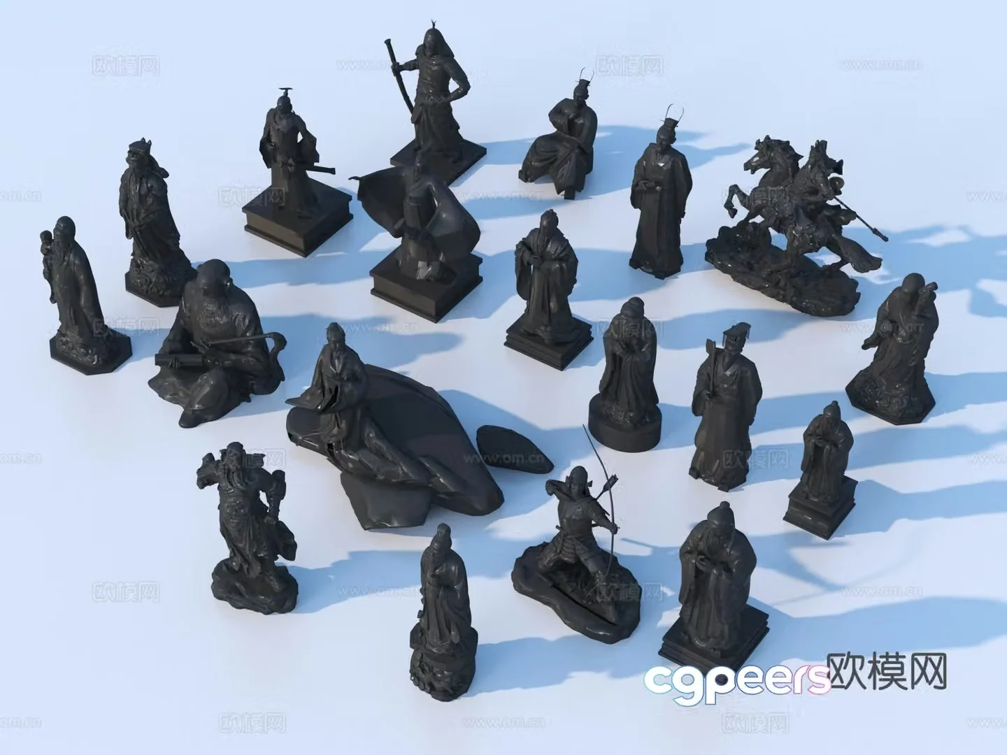 Statue Celebrity Sculpture 3d Model