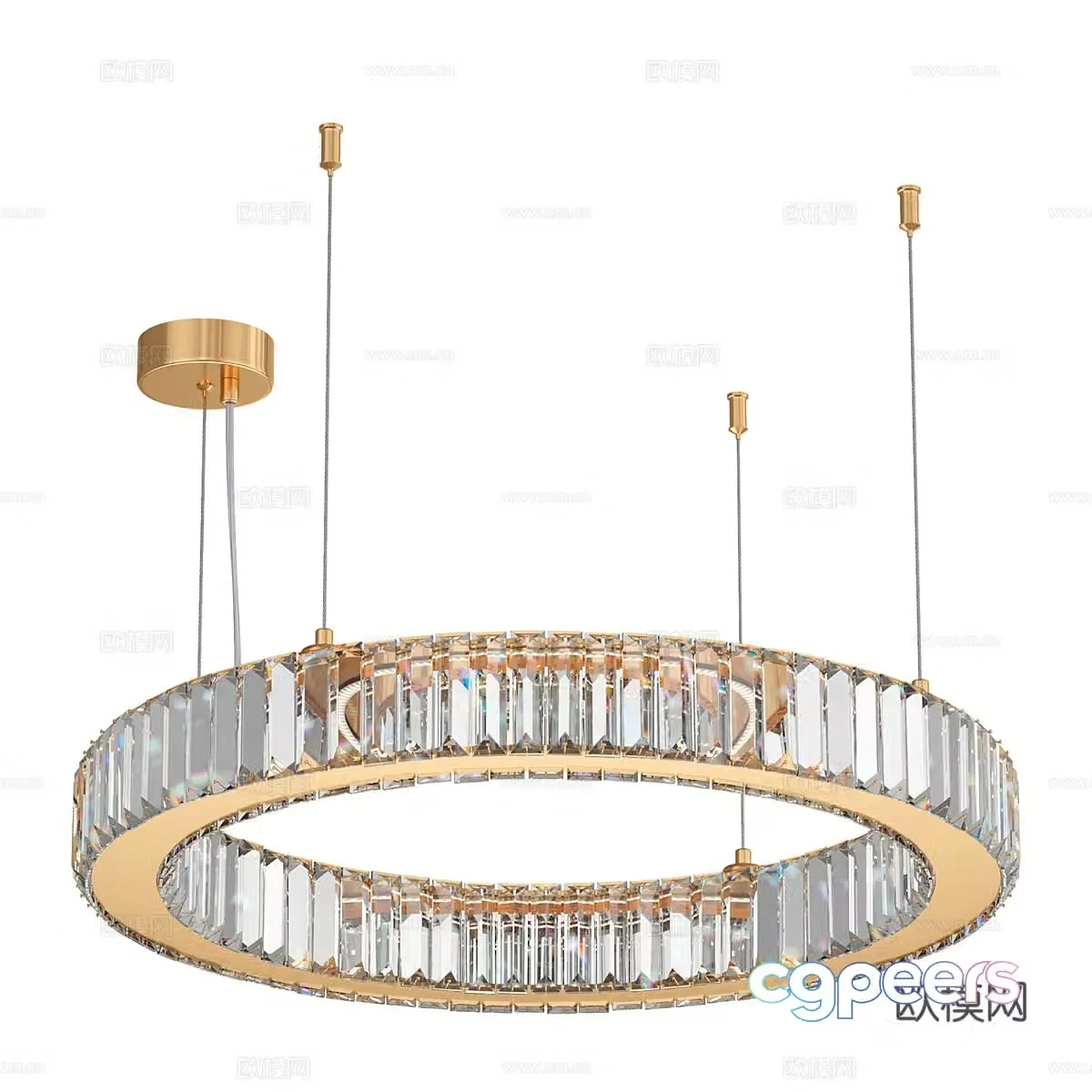 Modern simple chandeliers light luxury chandeliers glass chandeliers dining chandeliers living room chandeliers 3D model