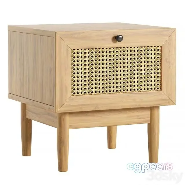 3ds Max Free – Bedside table Roshal