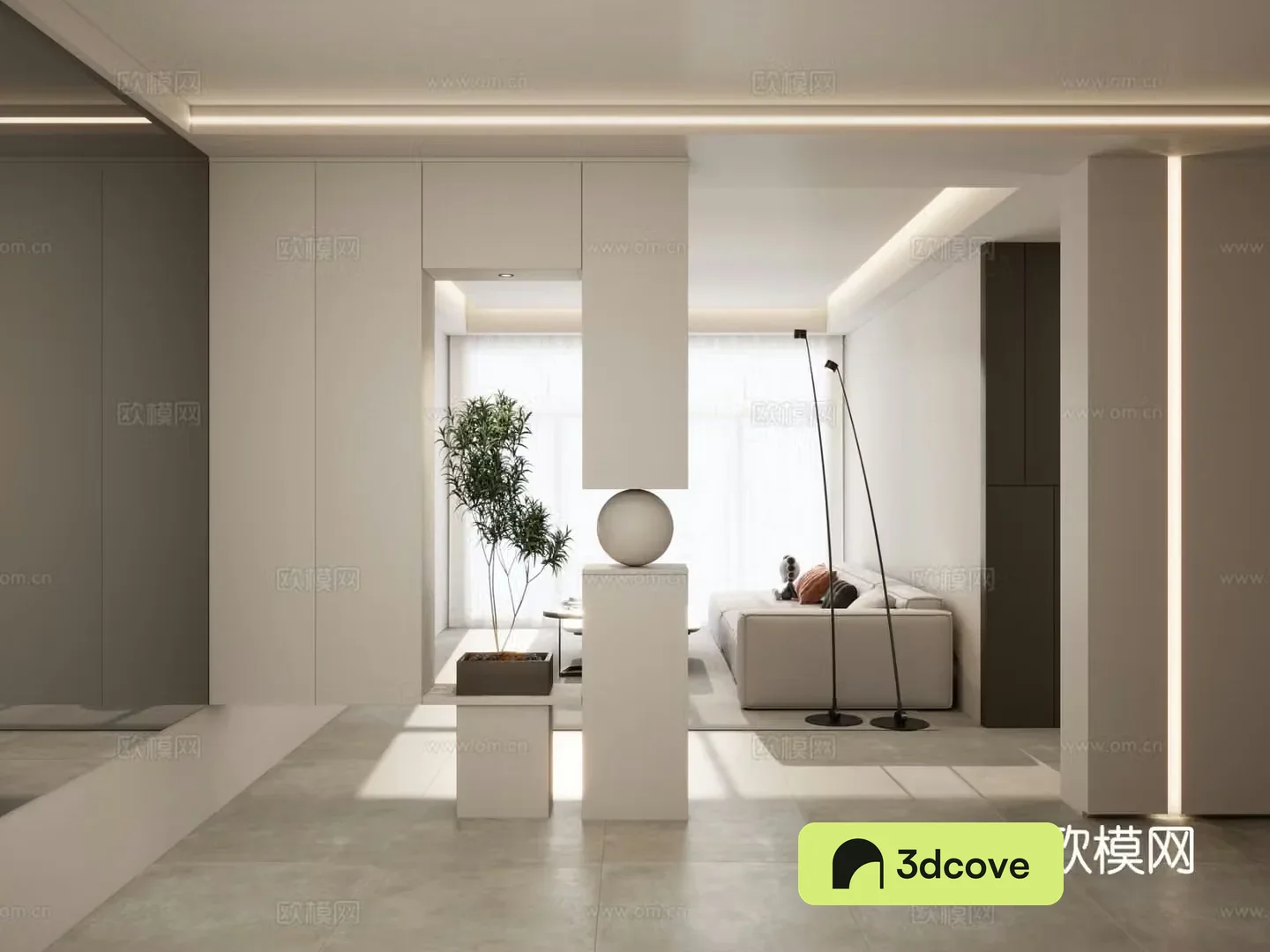 Cream style entrance hall entrance hallway
