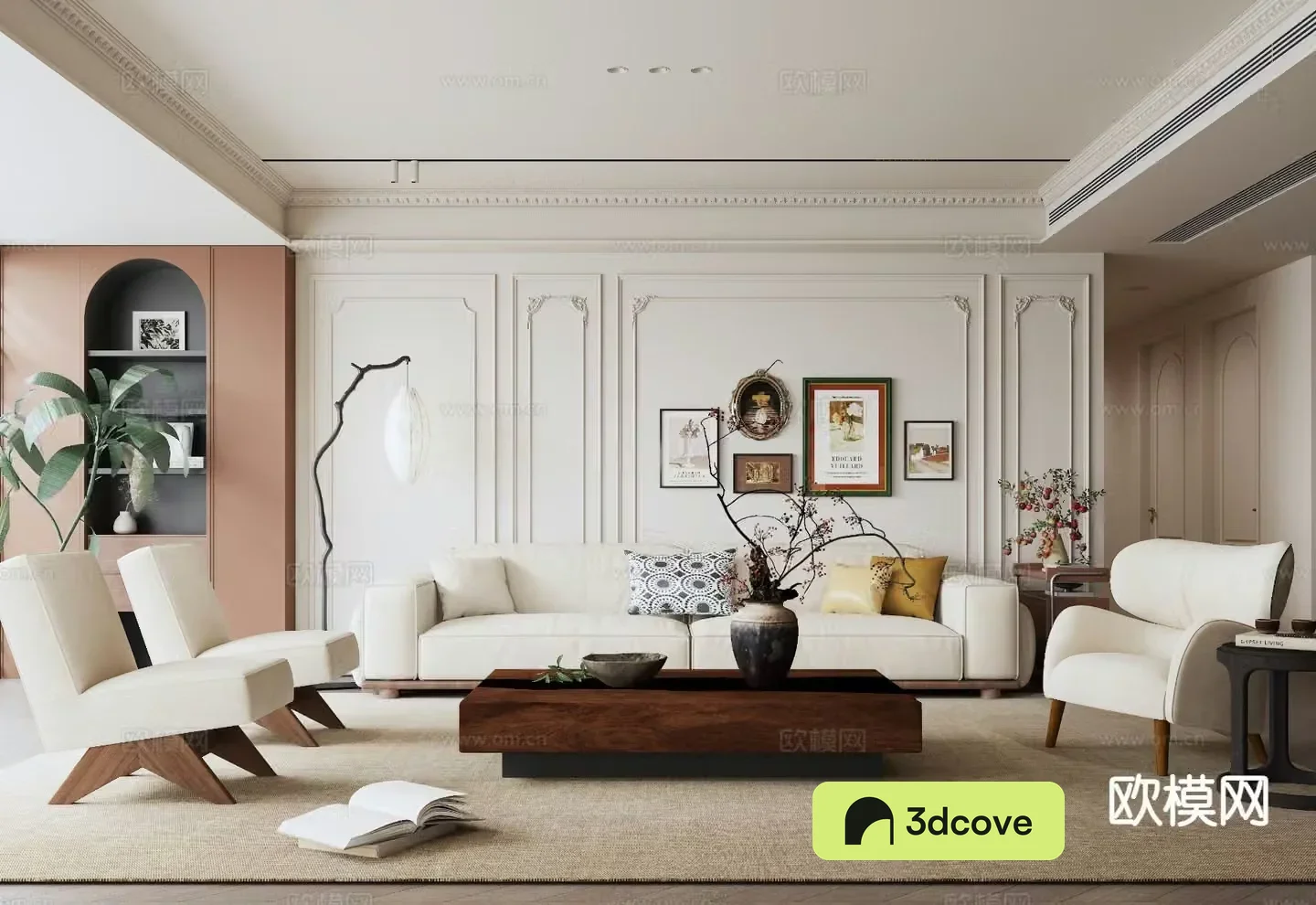 Medieval style living room