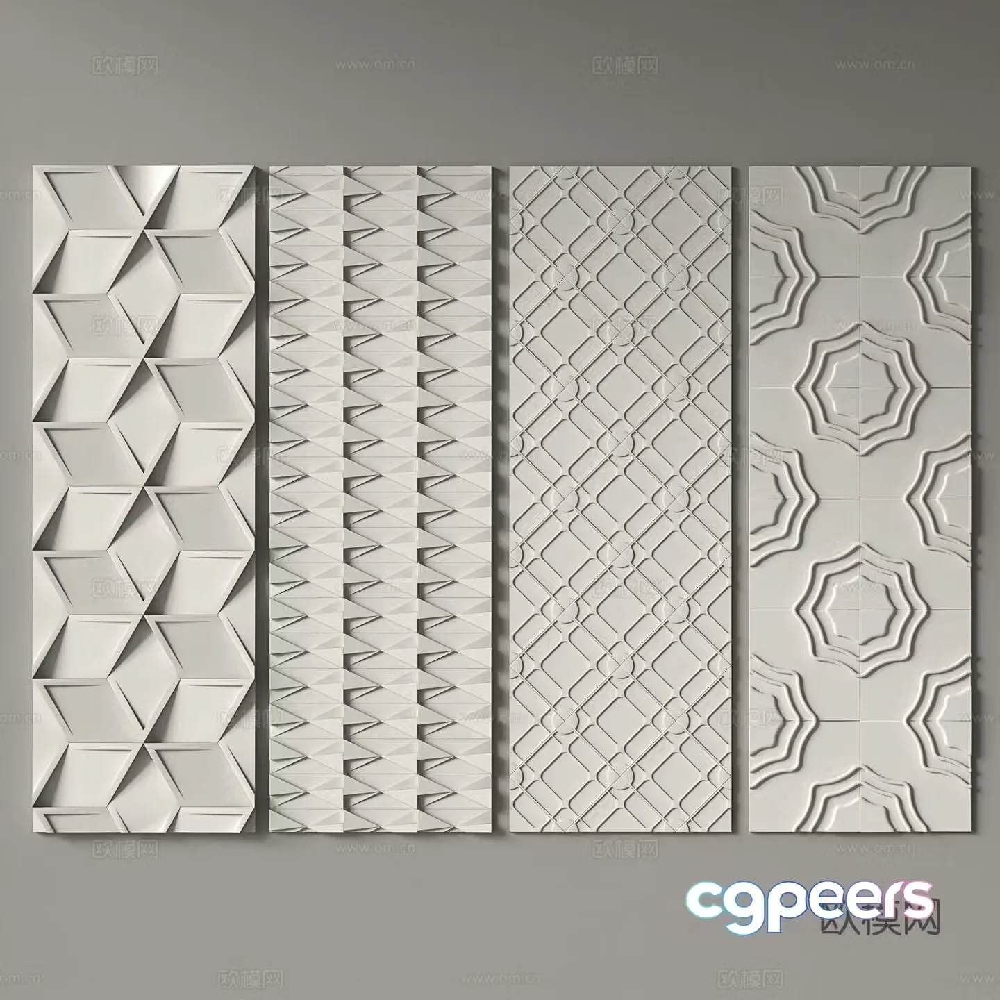 Modern modeling background wall panel decorative wall panel wall panel wall panel wall panel three-dimensional wall panel 3d model