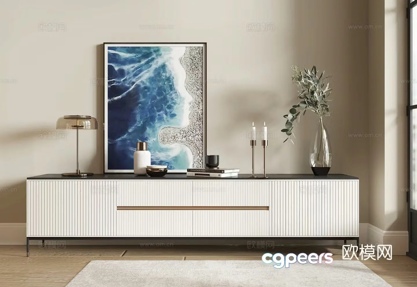 Modern TV cabinet 3d model