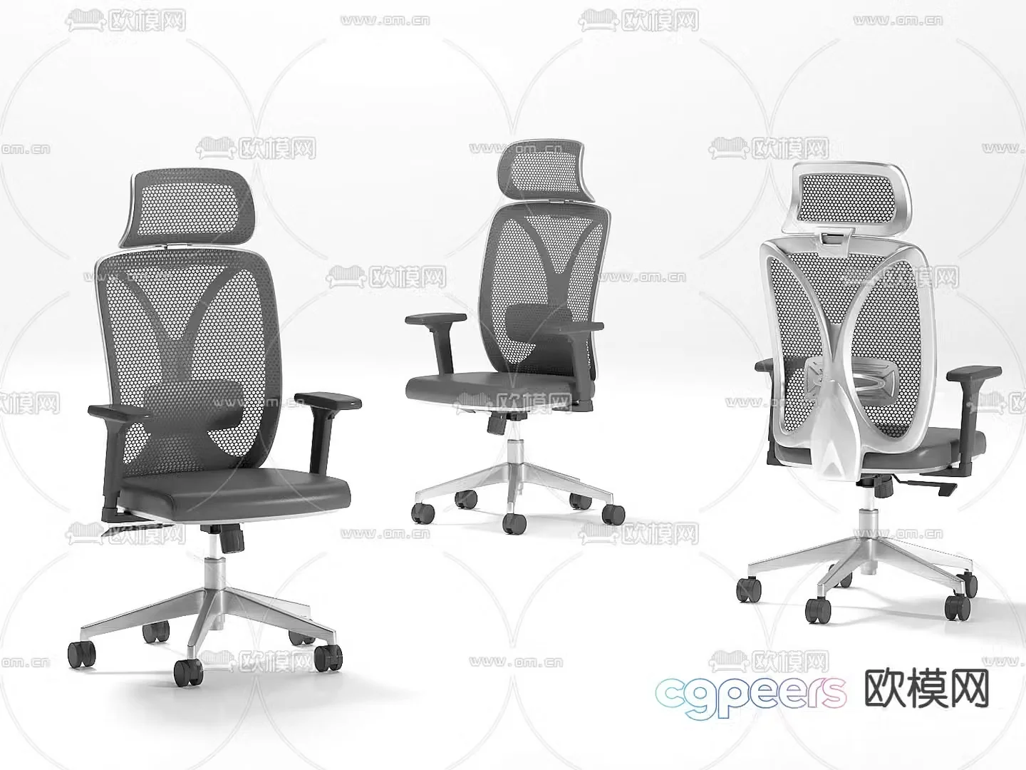 Office chair executive chair 3d model