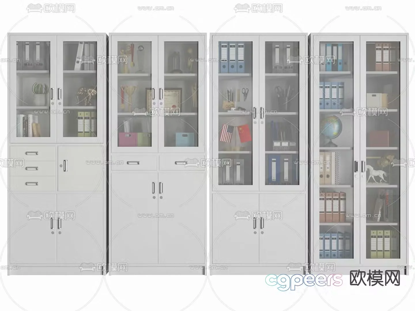 File cabinet information cabinet filing cabinet 3d model