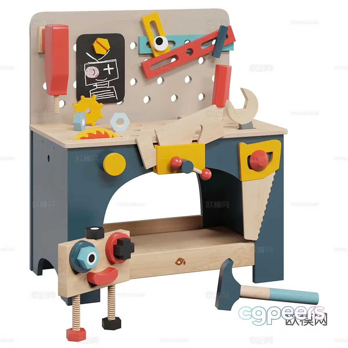 Children’s toy table 3d model