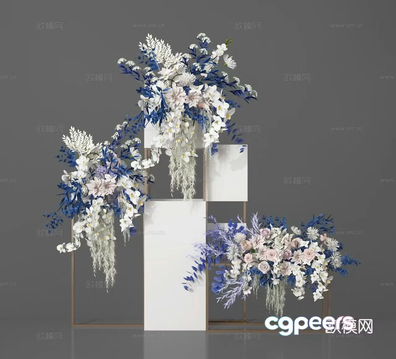 Flower art 3d model