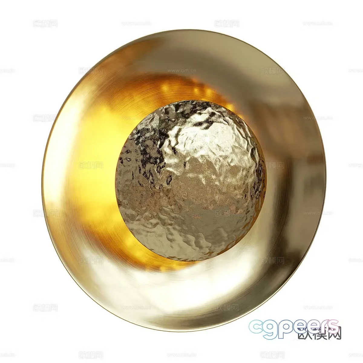 Modern light luxury Castro Eclipse wall light 3d model