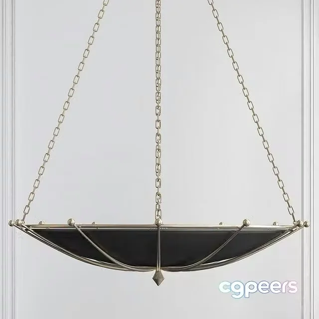 3ds Max Free – Fontaine chandelier by currey and company