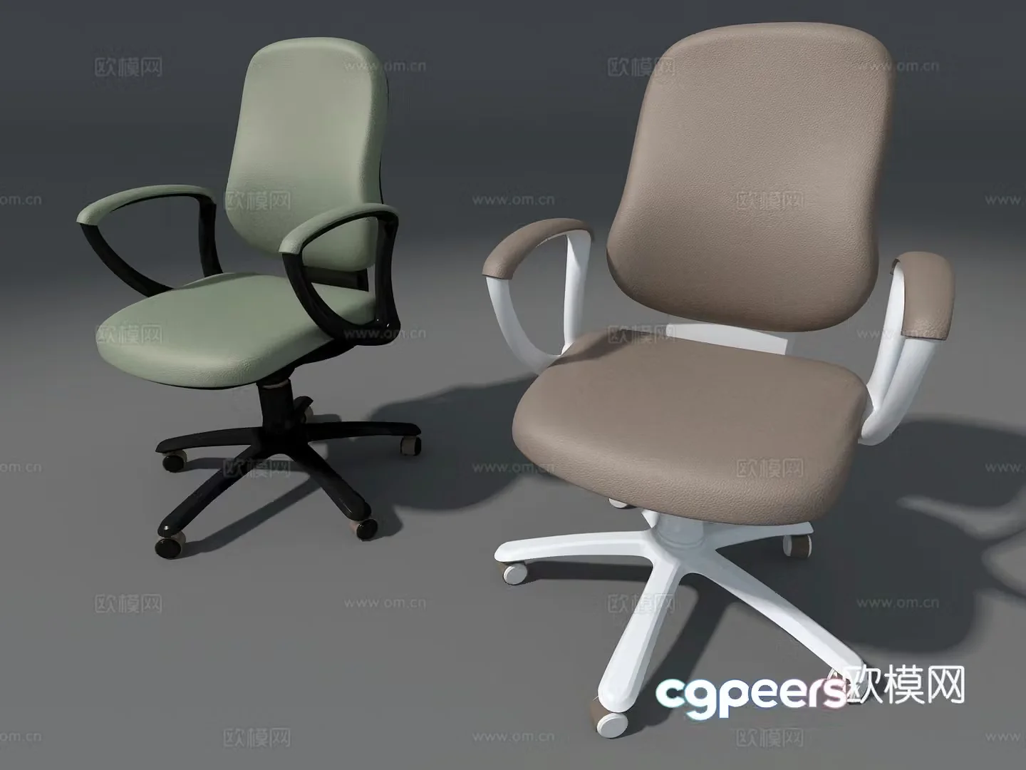 Leather chair 3d model