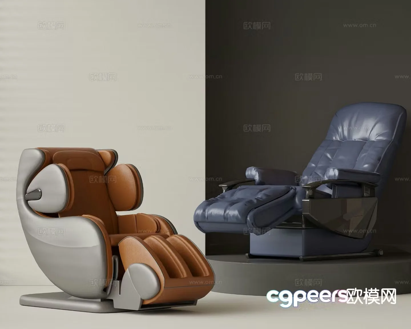 Modern massage chair massage sofa 3d model