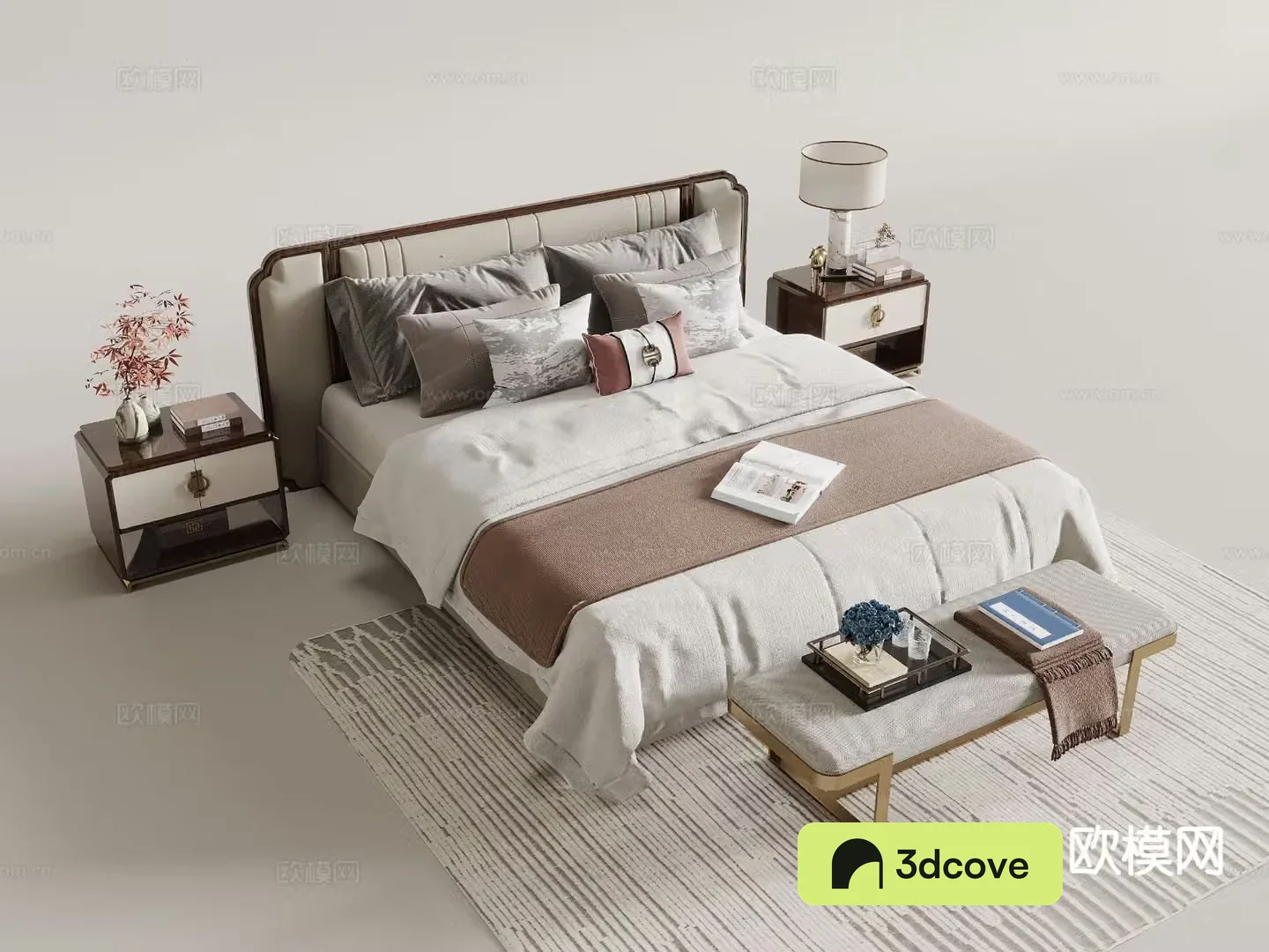 New Chinese style double bed