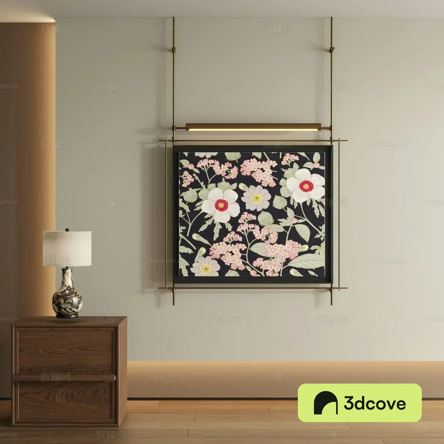 Modern boom decorative painting
