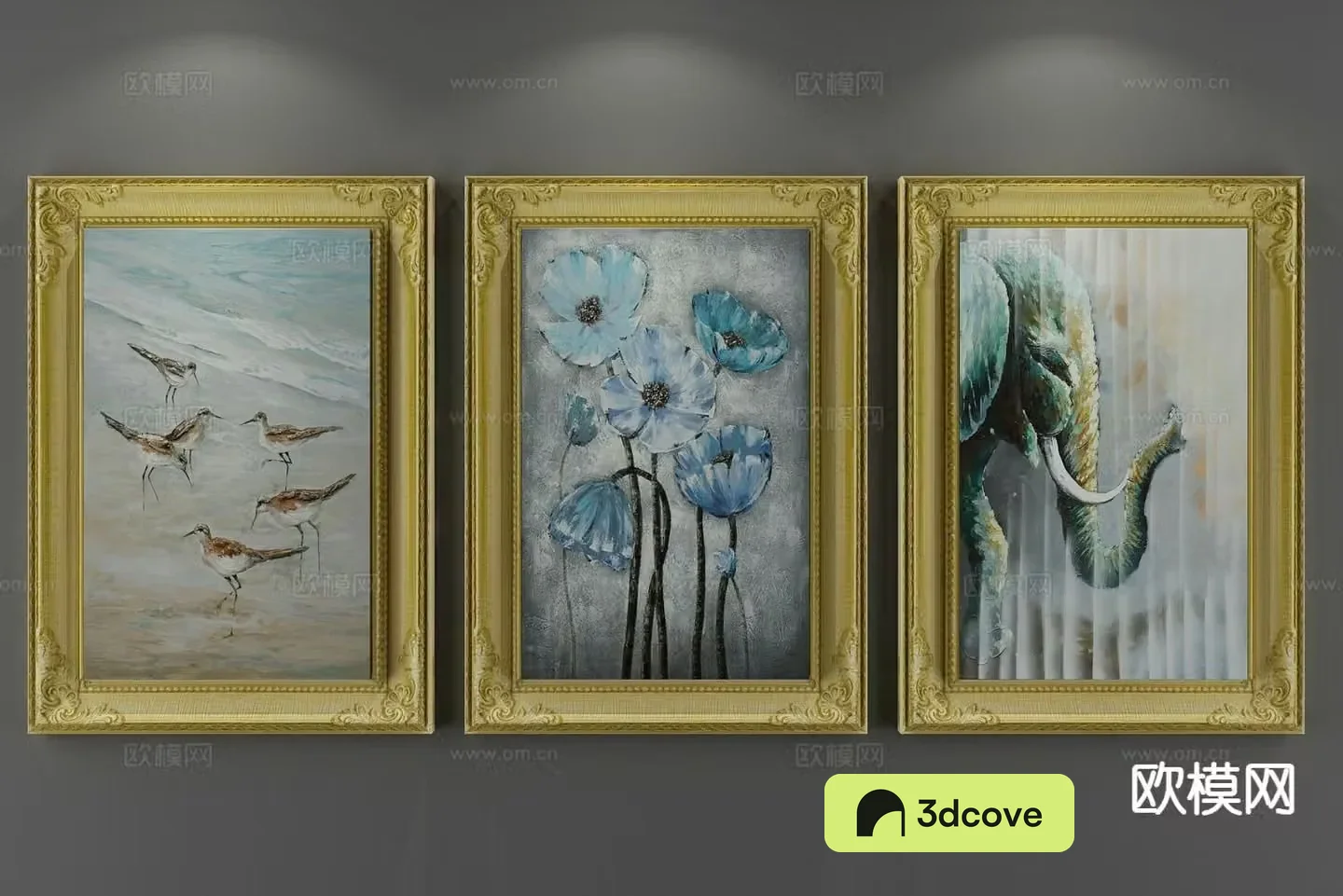 European pastoral hanging painting oil painting decorative painting