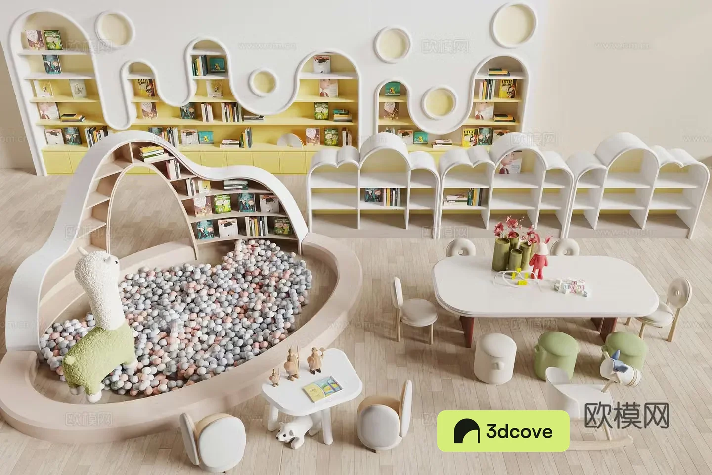 Modern children’s decorative cabinet