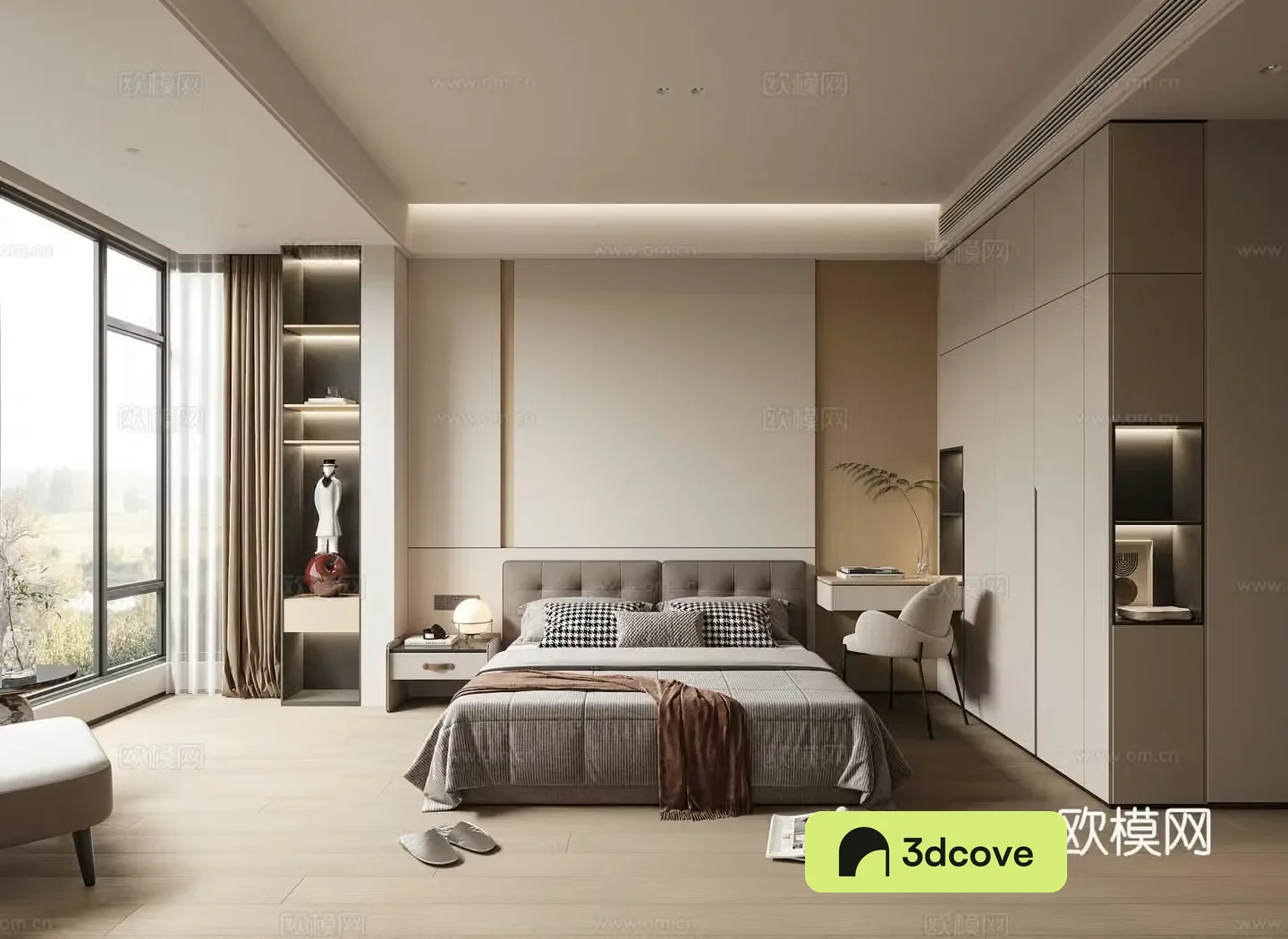 Modern bedroom