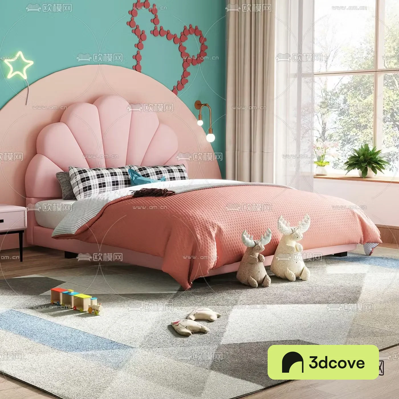 Modern children’s bed princess bed