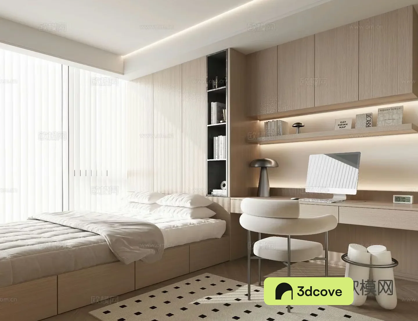 Modern tatami bedroom