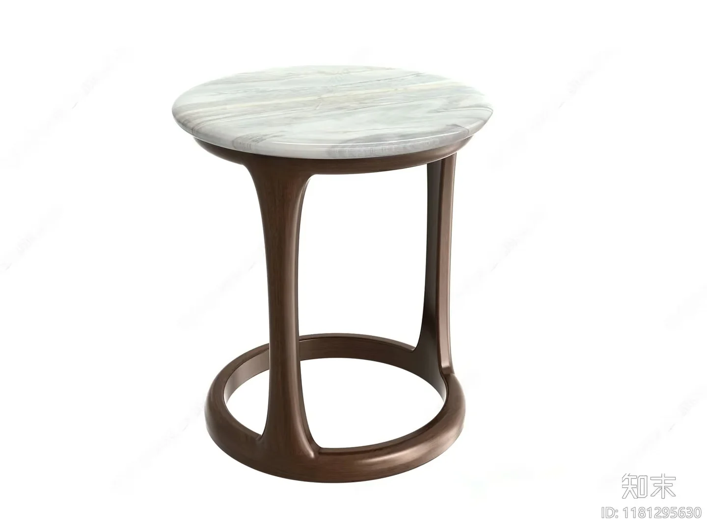 A Small Round Table 3D Model – 16733 – VRAY Render