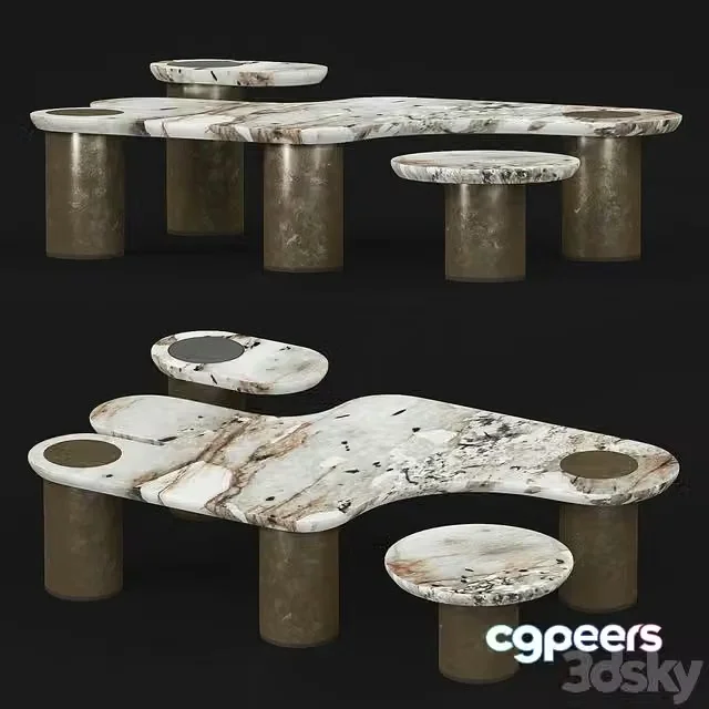 3ds Max Free – Apparatus Interlude marble table