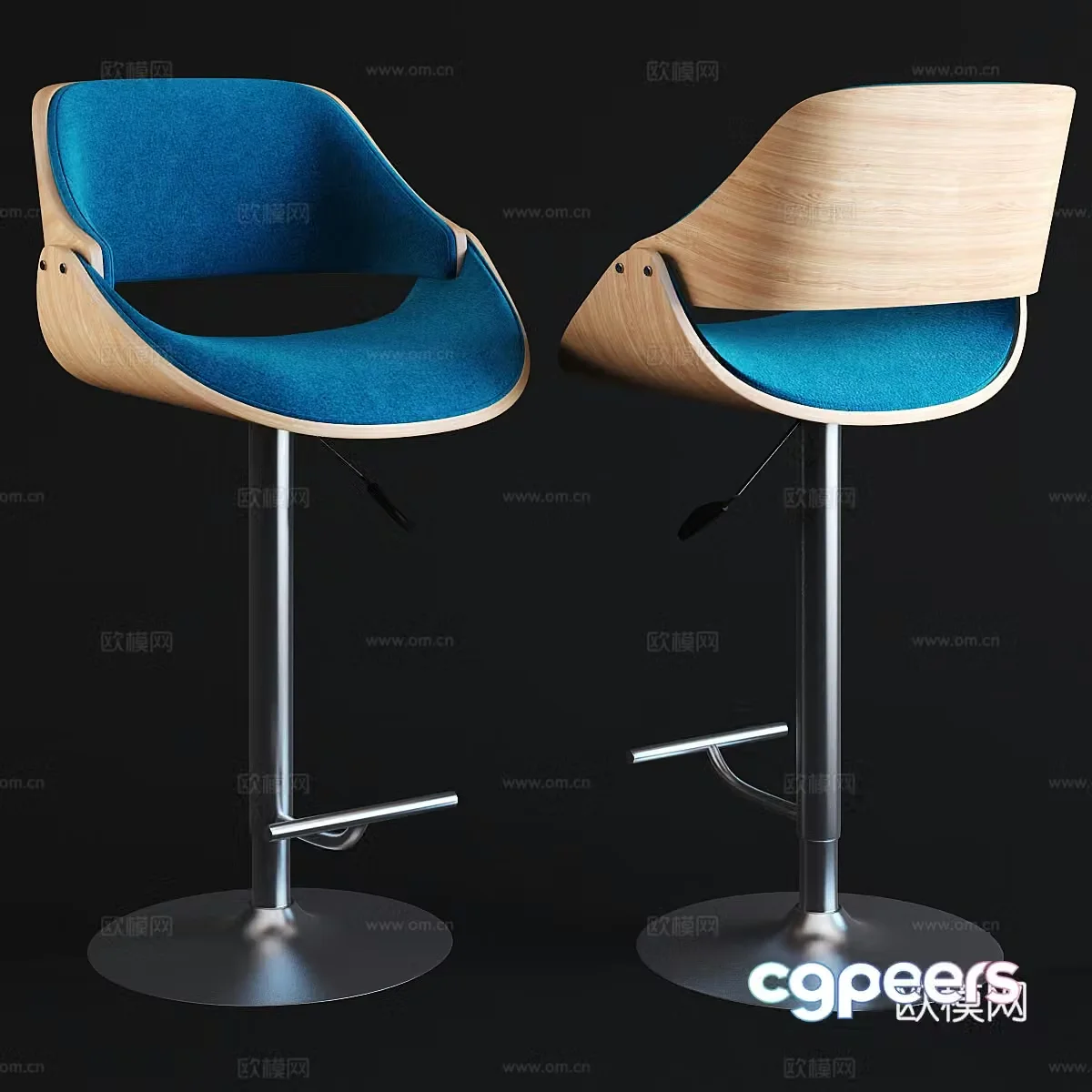 Bar chair 3d model
