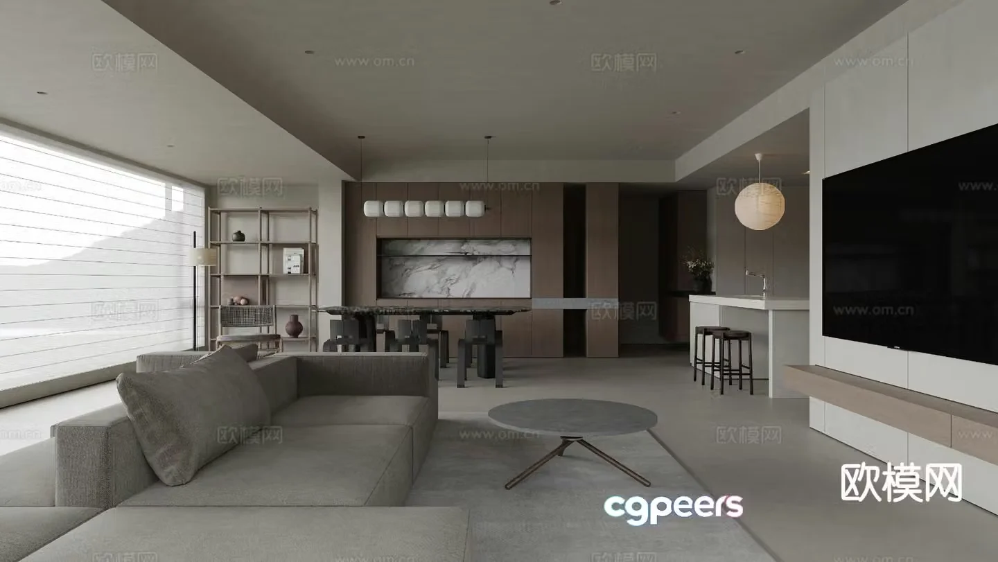 Italian restaurant 3d model