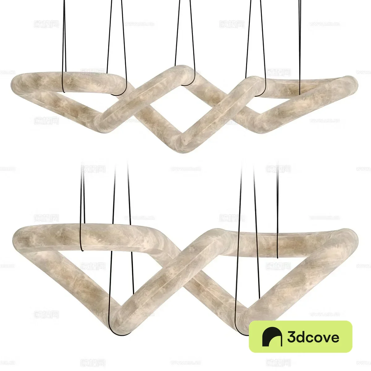 New Chinese style light luxury INFINITY decorative chandelier