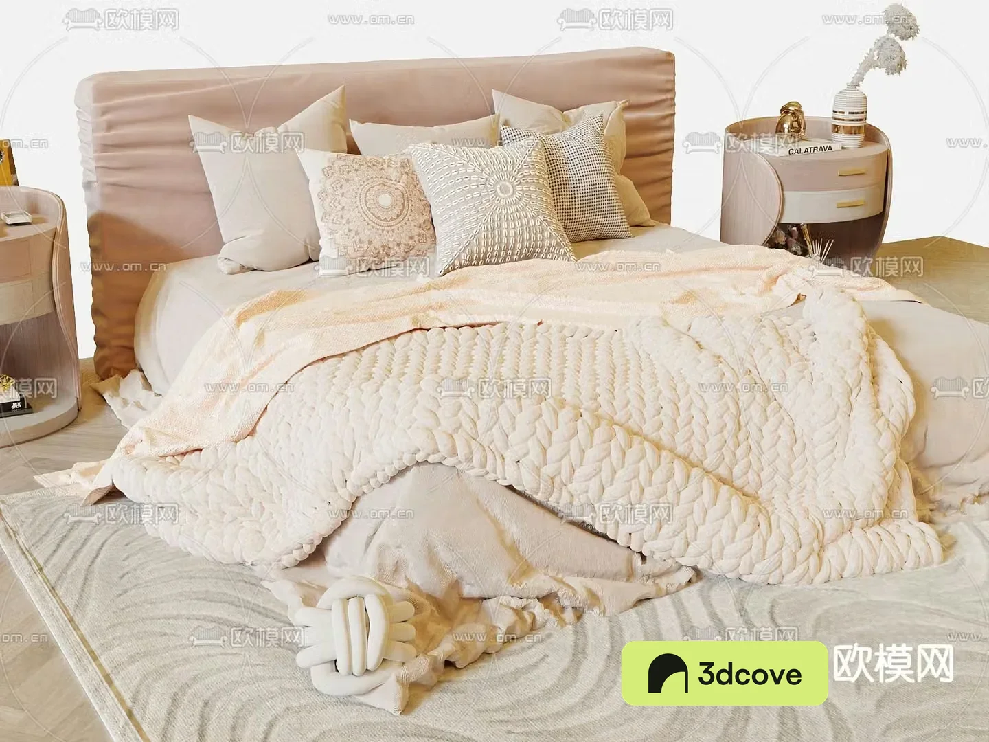 Italian double bed