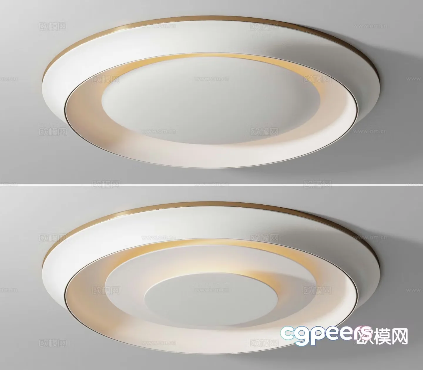 Living room ceiling lamp round ceiling lamp 3d model