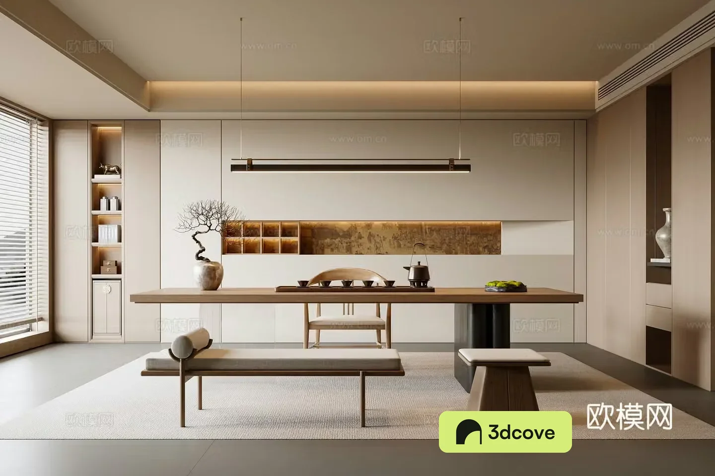 New Chinese tea room