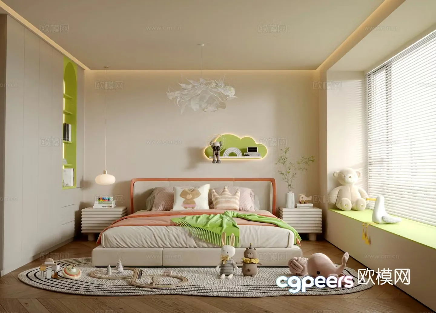 Dopamine children’s room 3D model