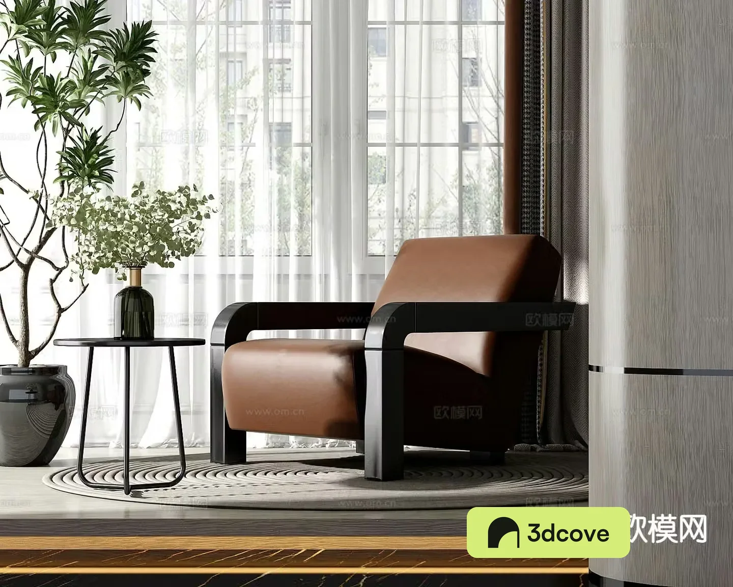 Modern leisure sofa single sofa
