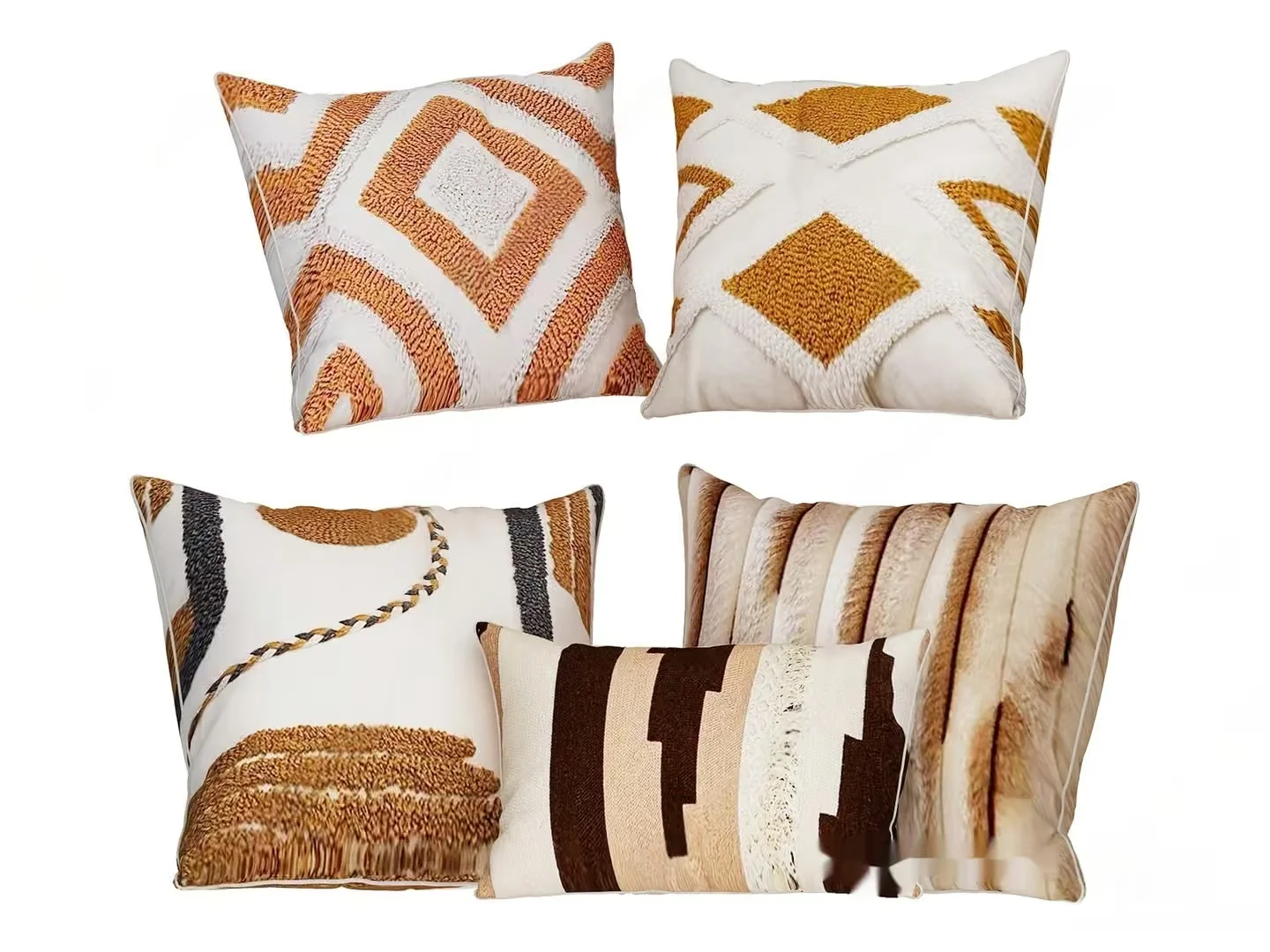 Bohemian Throw Pillows 3D Model – 12405 – VRAY Render