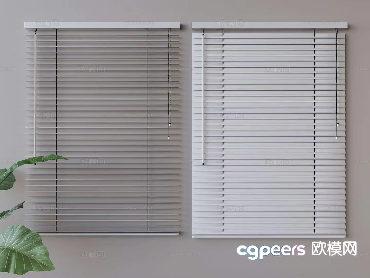 Venetian blinds roller blinds lift blinds pull blinds blackout blinds 3D model
