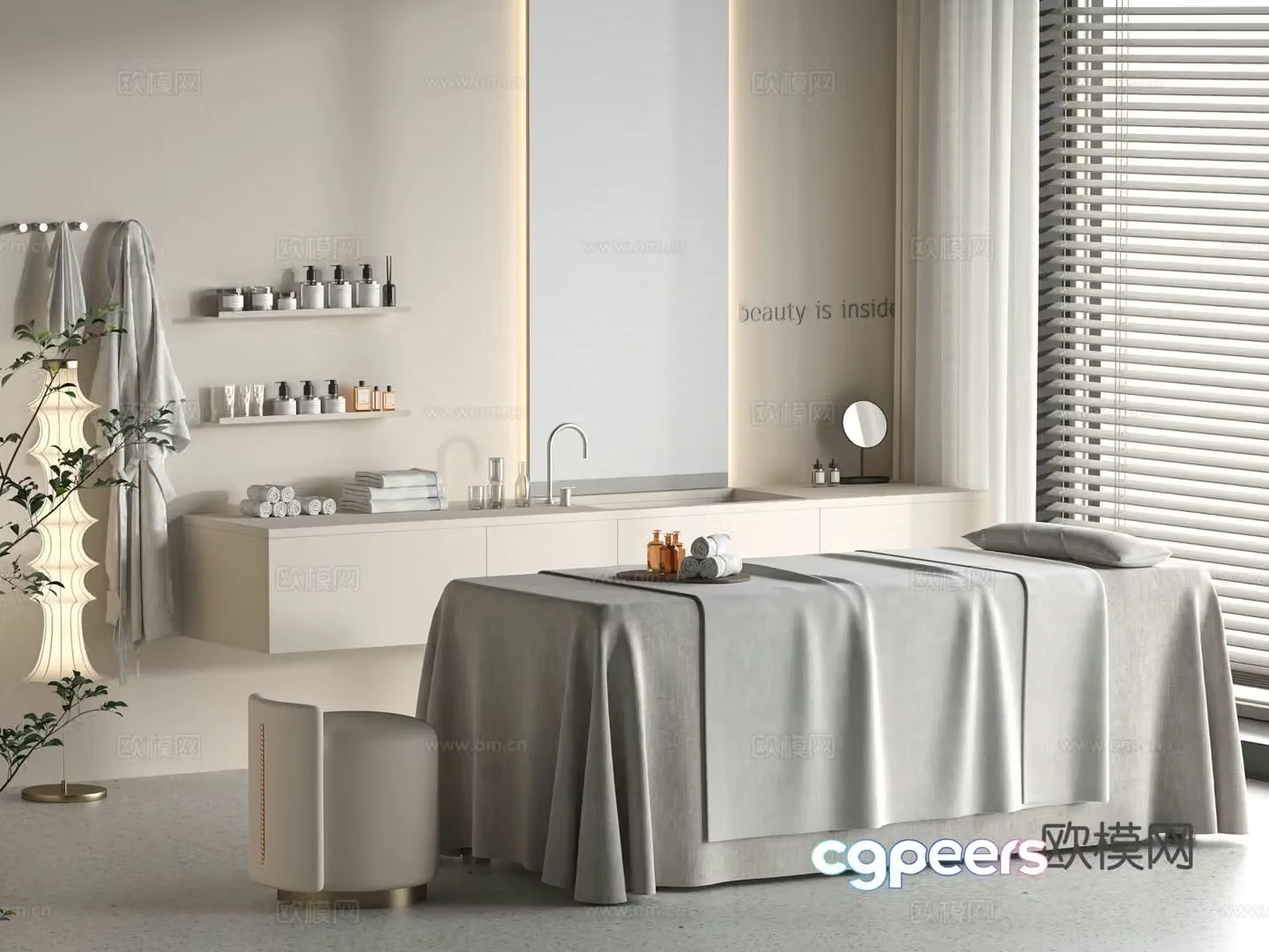 Modern Beauty SPA3d Model
