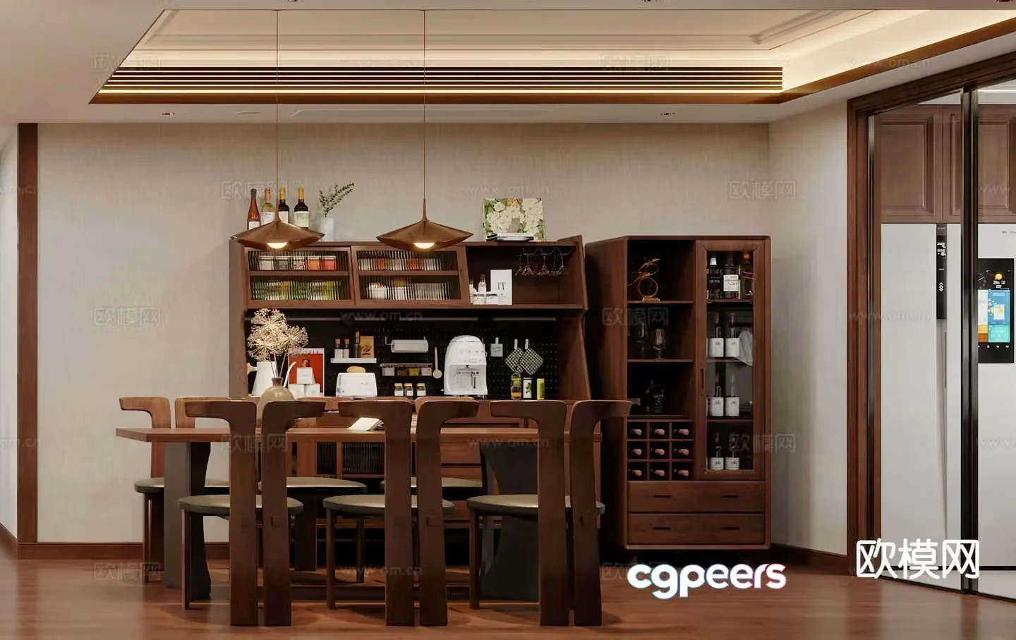 Medieval style restaurant 3d model
