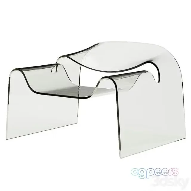 3ds Max Free – Ghost Chair by Cini Boeri